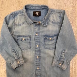 H&M jeans shirt 18/24mo